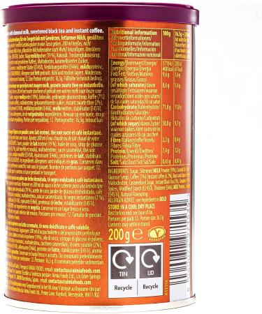 Drink Me Chai Dirty Chai Latte 200g - Colombian Arabica Coffee & Secret Chai Recipe | Just Add Water Powder - Pack of 1 - Buy Online on GoSupps.com