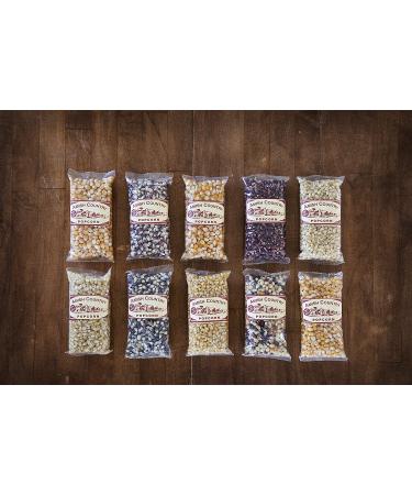 Amish Country Popcorn Gift Set - 10 Assorted 4oz Kernels with Recipe Guide - Buy Online on GoSupps.com