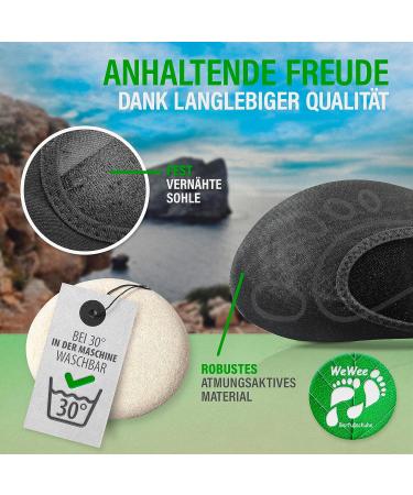 Buy WEWEE Barefoot Shoes for Women Gr. 35-43 - Feather-Light Flexible & Supportive Outdoor Footwear in Black (EU 40/41) - Perfect for Free Feet - Buy Online on GoSupps.com