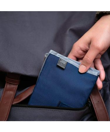 Lewis N. Clark AM/PM Folding Pill Organizer + Supplement Case - Navy (16 Slot) - OTC Medicine Organizer - Buy Online on GoSupps.com