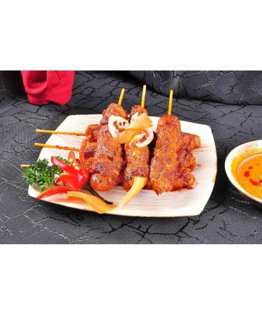 Eco Friendly Disposable Leaf Plate - 10.5" Quadrato Square Plate | Pack of 25 25 10.5" Quadrato Square Plate - Buy Online on GoSupps.com