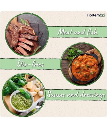 Nortembio Dried Parsley 100g - 100% Natural Rubbed Leaves for Dressings and Sauces - Buy Online on GoSupps.com
