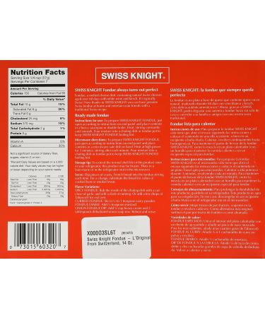 Swiss Knight Fondue - 14 Oz. - Authentic L'Original From Switzerland - Buy Online on GoSupps.com