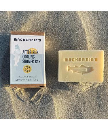 MacKenzie's After Sun Cooling Shower Bar 5.5 oz - Ideal Gift for Fishermen, Gardeners, and Sailing Enthusiasts - Buy Online on GoSupps.com