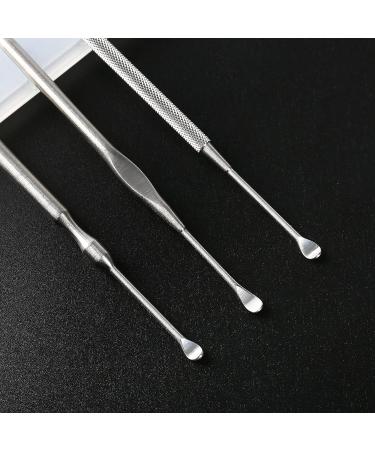 3PCS Geengle Ear Pick Earwax Removal Kit - Premium Stainless Steel with Storage Box and Cleaning Brush - 5 Piece Set - Buy Online on GoSupps.com