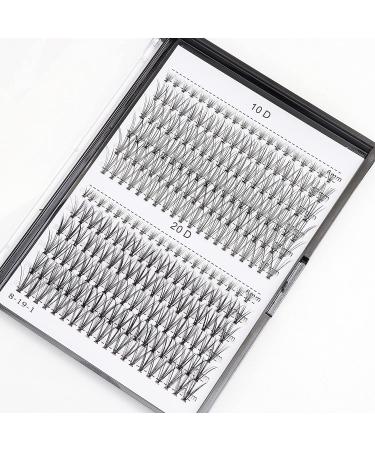 Bodermincer 240pcs C Curl 10D/20D Cluster Eyelashes Mixed - Professional Makeup Individual C - Variety of Lengths and Thickness Available - Buy Online on GoSupps.com