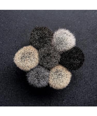 Plisson Thuya & Palladium Magnifying Brush - Premium White Fibre for Expert Grooming | International Shipping Available - Buy Online on GoSupps.com