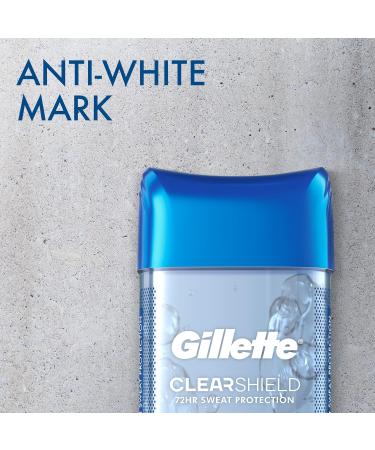 Gillette Antiperspirant & Deodorant for Men - Clear Gel Wild Rain Scent 3.8 oz | International Shipping Available - Buy Online on GoSupps.com