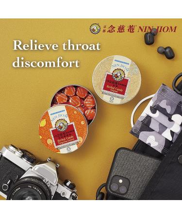 Nin Jiom Herbal Candy Super Mint 2.11 oz - Natural Cough Relief & Fresh Breath - Buy Online on GoSupps.com