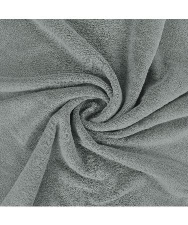 Utopia Towels Luxurious Jumbo Bath Sheet 2 Piece Set - 600 GSM 100% Cotton - Highly Absorbent & Quick Dry - Extra Large Hotel Quality Towel (Cool Grey, 35 x 70 Inches) - Buy Online on GoSupps.com