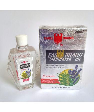 Eagle 6 Packs - 24ml Brand Medicated Oil External Analgesic (Aromatic-Lavender Eucalyptus) D u gi 24ml ( ) ( )