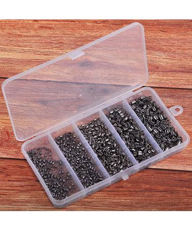 Fishing Rolling Barrel Swivels 500pcs Stainless Steel - Terminal Tackle for Saltwater/Freshwater - Size 30-97Lbs - Buy Online on GoSupps.com
