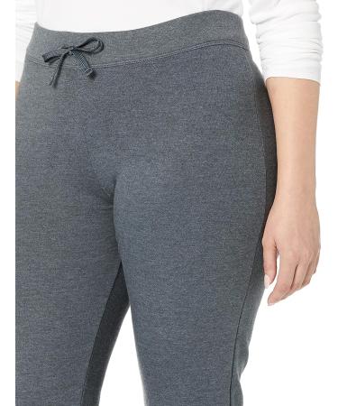 Fruit of the Loom Women's French Terry Black Heather Joggers - Medium Size - Buy Online on GoSupps.com
