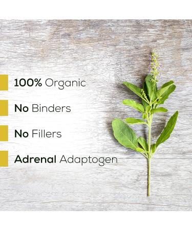 Supreme Nutrition Tulsi Supreme Organic Holy Basil Capsules - 90 Vegetarian Capsules - Buy Online on GoSupps.com