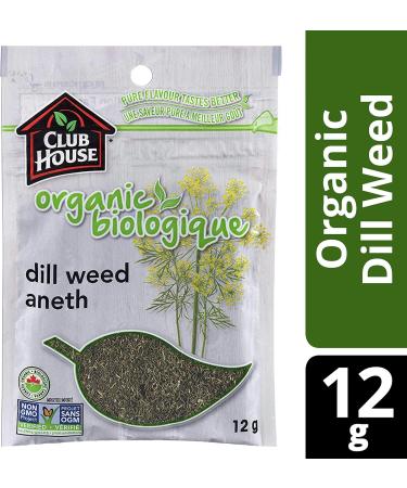Club House Quality Natural Herbs & Spices Organic Dill Weed 12g - Buy Online on GoSupps.com