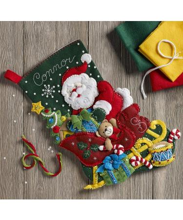 Bucilla Santa's Sleigh Stocking Kit - Multicolor - Buy Online on GoSupps.com