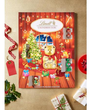 Lindt Advent Calendar BEAR - Advent Calendar for Children - Milk Chocolate - Bears Bars Sweets - 172 - Buy Online on GoSupps.com