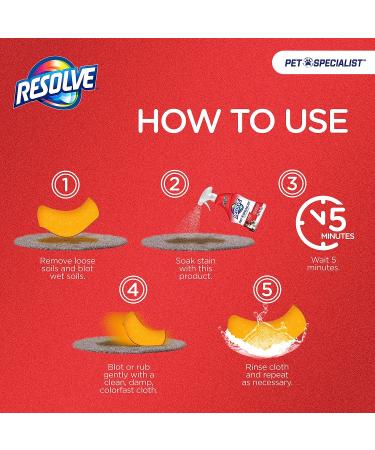Resolve Pet Specialist Carpet Cleaner and Odor Eliminator Bundle - 92 fl oz - Buy Online on GoSupps.com