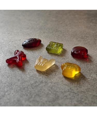  40YARDS 40YARDS American Football Shaped Fruit Mix (175g Bag) Football Shaped Fruit Candies (Helmet Football Goal Referee Quarterback and Field) New - Buy Online on GoSupps.com