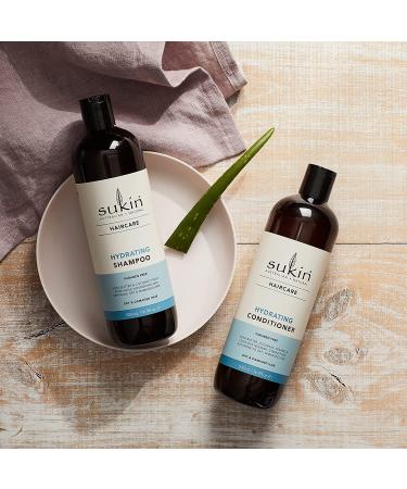 Sukin Hydrating Conditioner for Dry & Damaged Hair | 16.9 fl oz (500 ml) - Nourish & Repair - Buy Online on GoSupps.com