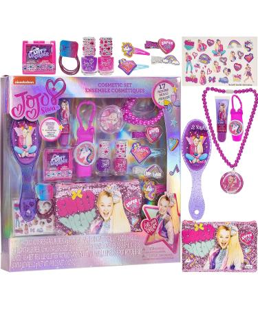 JoJo Siwa Cosmetic Makeup Gift Box Set for Kids & Teen Girls | Lip Gloss, Nail Polish, Hair Accessories | Perfect for Parties & Sleepovers | Ages 3+ | Nail & Lip Set by Townley Girl - Buy Online on GoSupps.com