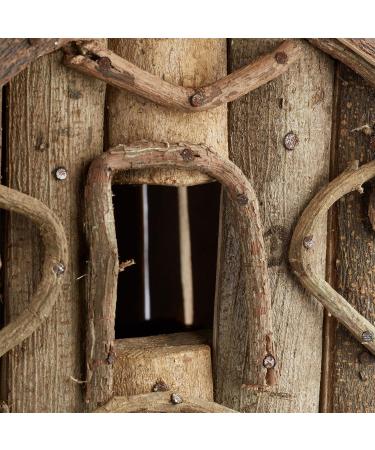 Handmade Freestanding Bird House Hotel with Ladder - Natural Decorative Nesting Box by Relaxdays - Buy Online on GoSupps.com
