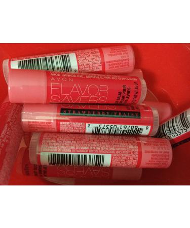 Avon Flavor Savers Lip Balm Strawberry (Lot of 10)