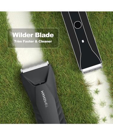 MANSPOT Manscape Trimmer for Men Pubic Hair Body Hair Trimmer for Men Women Electric Groin Trimmer for Men Ball Trimmer for Men Electric Trimmer for Men&Women-Standing Recharge Dock&Ceramic Heads Manscape Black - Buy Online on GoSupps.com