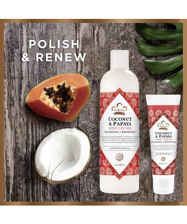 Nubian Heritage Coconut and Papaya Lotion Skincare Bundle - Moisturizing and Renewing Dry Dull Skin - 2 Pack Papaya Hydrating Moisturizer - Buy Online on GoSupps.com