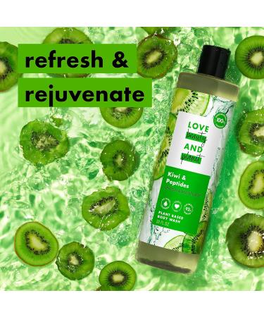 Love Beauty and Planet Kiwi Peptides Body Wash - Plant-Based 100% Biodegradable Refresh & Rejuvenate Skin 20 fl oz - Buy Online on GoSupps.com