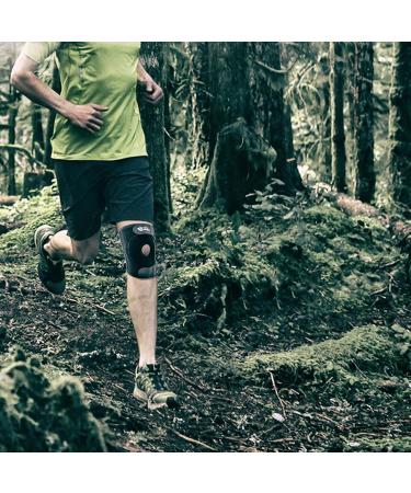 Vital Salveo Germanium 7.5 Adjustable Open Patella Knee Brace for Joint Pain & Arthritis | Injury Recovery Support with Side Stabilizers | Regular Fit - Buy Online on GoSupps.com