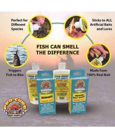Pro-Cure Inshore Salt Water Super Gel - 2oz - Buy Online on GoSupps.com