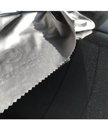Buy Brandson XXL Glasses Cleaning Towels (30x40 cm) - 2 Washable Microfiber Cloths for Glasses & Screens - Perfect for Cell Phones & Displays - Gray - Buy Online on GoSupps.com