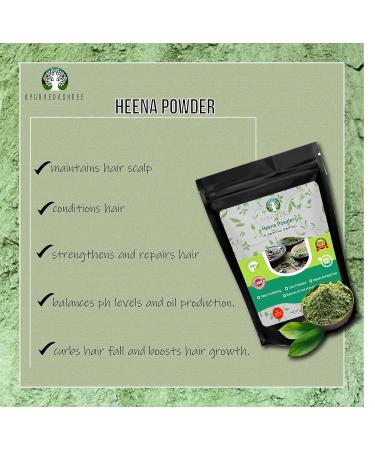 Natural & Pure Henna Powder 200 Gm | Chemical-Free Red Hair Color | Triple Sifted Lawsonia Inermis | Ideal Henna for Hair Coloring - Buy Online on GoSupps.com