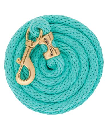 Weaver Leather Poly Lead Rope with Solid Brass 225 Snap Coral/French Blue/Mint/Lavender 1.5cm x 3m