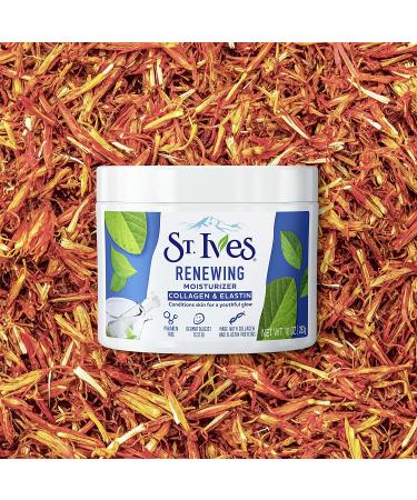 St. Ives Collagen and Elastin Facial Moisturizer - Renewing Formula (Paraben-Free, Dermatologist Tested, Cruelty-Free) - 10 oz, 4 Count - Buy Online on GoSupps.com