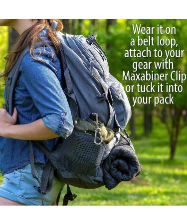 Maxam Aluminum Canteen 32oz with Cover and Cup - Lightweight and Durable - Buy Online on GoSupps.com