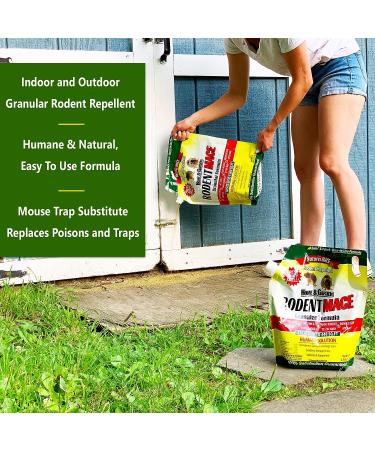 Natures MACE Rodent Repellent 6lb - Covers 1,000 Sq. Ft. - Repel Mice & Rats - Keep Home, Garage, Attic, and Crawl Space Rodent-Free - Safe for Children & Pets - 6lb Pack - Buy Online on GoSupps.com