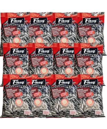 mynatura Fibay Dakota Sunflower Seeds - Roasted and Lightly Salted - Premium Quality (12 x 150g)