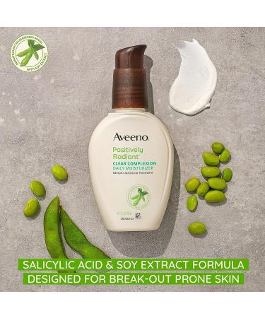 Aveeno Clear Complexion Daily Moisturizer Pump 4 fl oz - Hydrating Facial Moisturizer for Clear Skin - 1 Pack - Buy Online on GoSupps.com