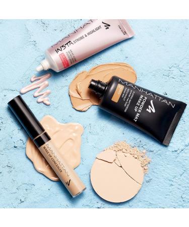 Manhattan Wake Up Concealer - Liquid Concealer for Dark Circles & Redness Porcelain Color 7ml - Fast International Shipping - Buy Online on GoSupps.com
