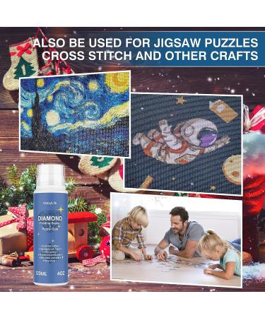 VansyLife Diamond Painting Sealer 120ML - Permanent Hold & Shine Effect - 5D Diamond Painting & Jigsaw Puzzle Glue (4 OZ) - Buy Online on GoSupps.com