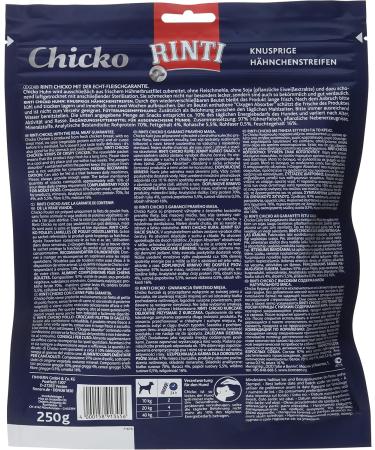 RINTI Chicko Chicken 250g - Premium Dog Treats | International Shipping Available - Buy Online on GoSupps.com