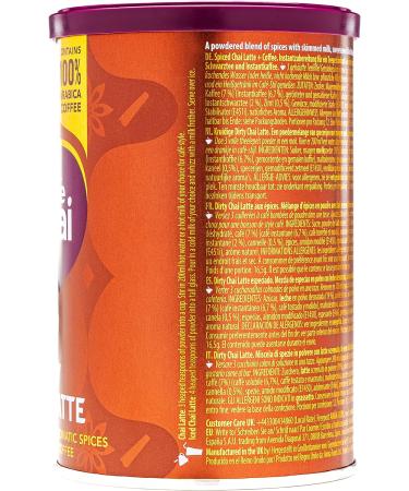 Drink Me Chai Dirty Chai Latte 200g - Colombian Arabica Coffee & Secret Chai Recipe | Just Add Water Powder - Pack of 1 - Buy Online on GoSupps.com