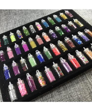 Joligel 3D Nail Decorations Set - 48 Bottles for Manicure Pedicure & DIY - Sequins & Accessories for Stunning Nail Art & Eye Makeup - Buy Online on GoSupps.com