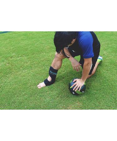 Coldest Foot Ankle Achilles Pain Relief Ice Wrap with 2 Cold Gel Packs - Ideal for Achilles Tendon Injuries, Plantar Fasciitis, and Bursitis - Cold Therapy for Sore Feet - Black (XS-XL) - Buy Online on GoSupps.com