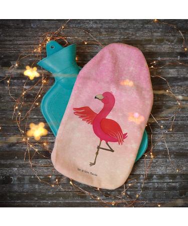 Mr. & Mrs. Panda Flamingo Yoga Heat Bottle Cover - Mindfulness Gift Grain Pillow & Heat Cushion for Yoga Exercises in Violet - Buy Online on GoSupps.com