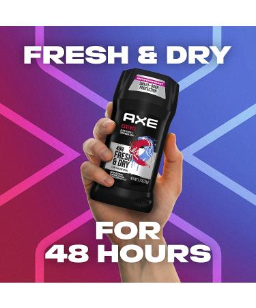 AXE Essence Black Pepper & Cedarwood Men's Deodorant 2.7oz 4 Pack - 48H Sweat & Odor Protection - Buy Online on GoSupps.com