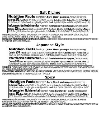 Quaker Sabritas Peanuts Variety Pack - 1.625 oz (Pack of 36) - Buy Online on GoSupps.com