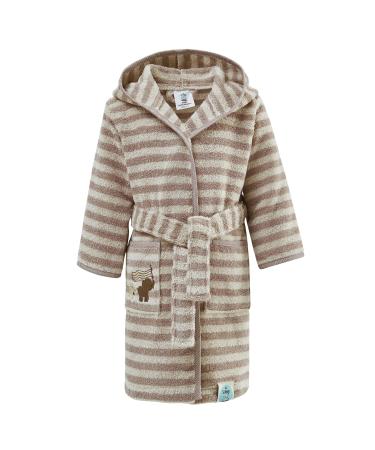 sei Design YOUR ORGANIC BATHROBE Terry cloth baby bathrobe | 100% ORGANIC cotton | 6+ to 3-4 years | Children's bathrobe 86-92 natural